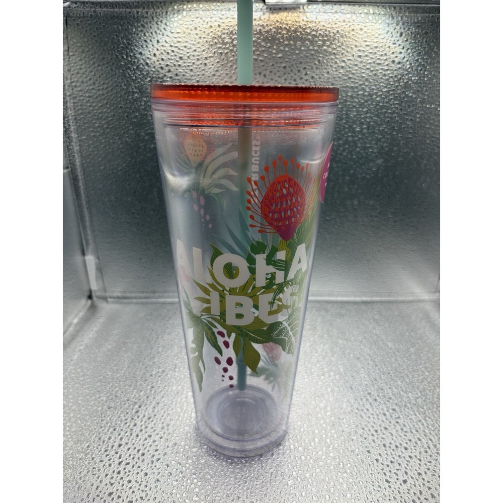 Starbucks Limited Edition "Aloha Vibes" Tumbler 24oz Cup Hawaii Collection
